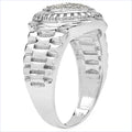 0.20 Carat Genuine White Diamond .925 Sterling Silver Ring by Bids.com