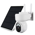 2.4G Wifi Solar Wireless 1080P Surveillance Camera with Flood Light Night Vision by DailySale