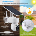 2.4G Wifi Solar Wireless 1080P Surveillance Camera with Flood Light Night Vision by DailySale