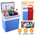 24L 12V Car Portable Refrigerator Travel Cooler by DailySale
