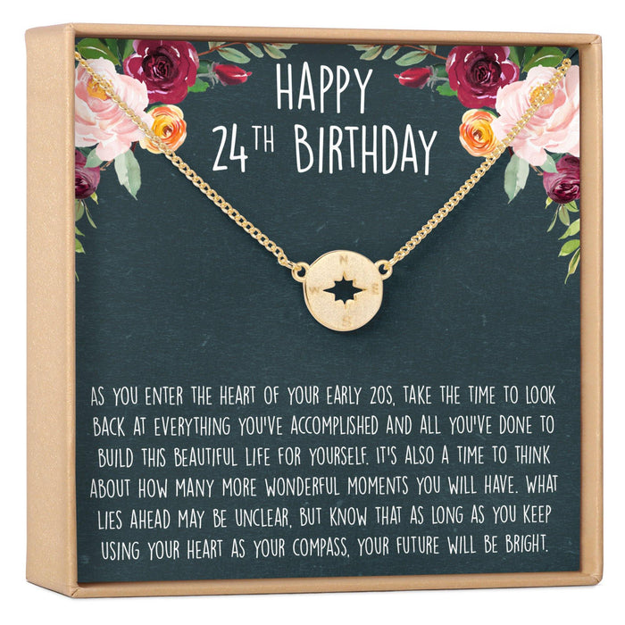 24th Birthday Necklace by Dear Ava