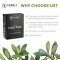 25-Pack: Rose Aroma Bamboo Vinegar Foot Pads with Herbal Foot Bath Powder by DailySale