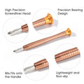 25-Piece Set: Precision Tool Repair Kit with Leather Case by DailySale