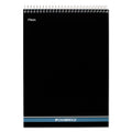 Cambridge Stiff-Back Wire Bound Pad, Wide/Legal Rule, Numbered (1-28 Front, 29-56 Back), Black/Blue Cover, 70 White 8.5 x 11.5 Sheets