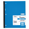 Mead Wireless Neatbook Notebook, 1 Subject, Wide/Legal Rule, Randomly Assorted Covers, 10.5 x 8, 80 Sheets