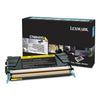 Lexmark C748H1YG Return Program High-Yield Toner, 10,000 Page-Yield, Yellow, TAA Compliant