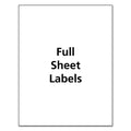 Avery White Shipping Labels-Bulk Packs, Inkjet/Laser Printers, 8.5 x 11, White, 250/Box