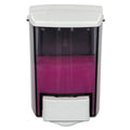 San Jamar Oceans Soap and Hand Sanitizer Dispenser, 30 oz, 4.13 x 4.25 x 6.13, Black