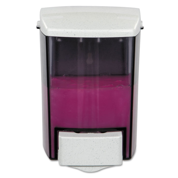 San Jamar Oceans Soap and Hand Sanitizer Dispenser, 30 oz, 4.13 x 4.25 x 6.13, Black