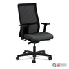 HON Ignition Series Mesh Mid-Back Work Chair, Supports Up to 300 lb, 17.5" to 22" Seat Height, Iron Ore Seat, Black Back/Base