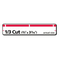 Avery Permanent TrueBlock File Folder Labels with Sure Feed Technology, 0.66 x 3.44, White, 30/Sheet, 50 Sheets/Box