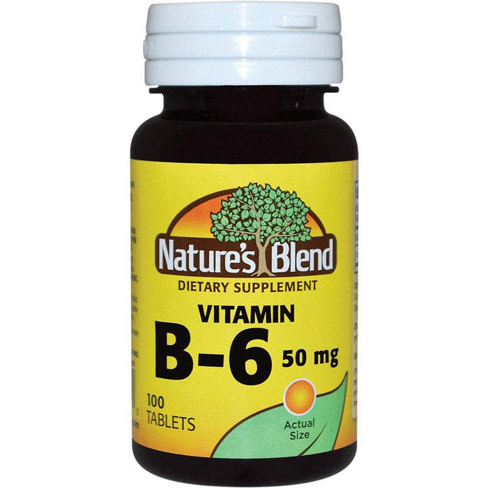 Nature's Blend Vitamin B6 50 Mg Tablets by Pasteur Pharmacy