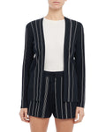 Theory Hankson Striped Cardigan, Size Small by Vanessa Jane