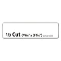 Avery Removable File Folder Labels with Sure Feed Technology, 0.94 x 3.44, White, 18/Sheet, 25 Sheets/Pack