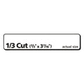 Avery Removable File Folder Labels with Sure Feed Technology, 0.66 x 3.44, White, 30/Sheet, 25 Sheets/Pack