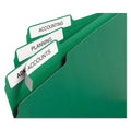Avery Permanent TrueBlock File Folder Labels with Sure Feed Technology, 0.66 x 3.44, White, 30/Sheet, 50 Sheets/Box