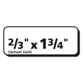 Avery Matte Clear Easy Peel Mailing Labels w/ Sure Feed Technology, Laser Printers, 0.66 x 1.75, Clear, 60/Sheet, 10 Sheets/Pack