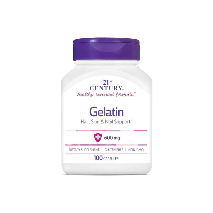 21st Century Gelatin (600 Mg - 100 Capsules) by Pasteur Pharmacy