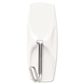 Command General Purpose Wire Hooks, Medium, 2 lb Cap, White, 7 Hooks and 8 Strips/Pack