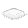 Dart PresentaBowls Pro Clear Square Lids for 24-32 oz Bowls, 8.5 x 8.5 x 0.5, Clear, Plastic, 63/Bag, 4 Bags/Carton