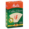 Melitta Coffee Filters, 8 to 12 Cup Size, Cone, 1,200/Carton