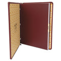 Wilson Jones Looseleaf Corporation Minute Book, 1 Subject, Unruled, Red/Gold Cover, 11 x 8.5, 250 Sheets