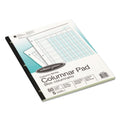 Wilson Jones Accounting Pad, (5) 8-Unit Columns, 8.5 x 11, Light Green, 50-Sheet Pad
