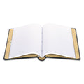 Wilson Jones Looseleaf Corporation Minute Book, 1 Subject, Unruled, Black/Gold Cover, 14 x 8.5, 250 Sheets