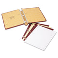 Wilson Jones Looseleaf Corporation Minute Book, 1 Subject, Unruled, Red/Gold Cover, 11 x 8.5, 250 Sheets
