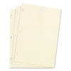 Wilson Jones Looseleaf Minute Book Ledger Sheets, 14 x 8.5, Ivory, Loose Sheet 100/Box