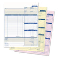 TOPS Snap-Off Job Invoice Form, Three-Part Carbonless, 8.5 x 11.63, 1/Page, 50 Forms