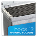 Pendaflex Portable File Boxes, Letter Files, 14.88" x 6.5" x 11.88", Granite