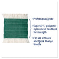 Boardwalk Super Loop Wet Mop Head, Cotton/Synthetic Fiber, 5" Headband, Medium Size, White