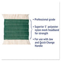Boardwalk Super Loop Wet Mop Head, Cotton/Synthetic Fiber, 5" Headband, Medium Size, White, 12/Carton