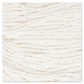 Boardwalk Super Loop Wet Mop Head, Cotton/Synthetic Fiber, 5" Headband, Medium Size, White, 12/Carton