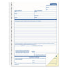 TOPS Spiralbound Proposal Form Book, Two-Part Carbonless, 8.5 x 11, 1/Page, 50 Forms