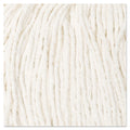 Boardwalk Cut-End Wet Mop Head, Cotton, #16, White, 12/Carton