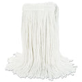Boardwalk Cut-End Wet Mop Head, Rayon, No. 24, White