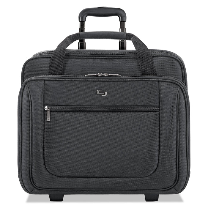 Solo Classic Rolling Case, Fits Devices Up to 17.3", Polyester, 17.5 x 9 x 14, Black