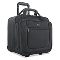Solo Classic Rolling Case, Fits Devices Up to 17.3", Polyester, 17.5 x 9 x 14, Black