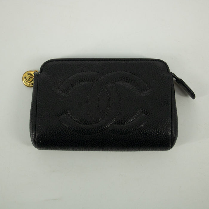 Chanel Coco Caviar Skin Black Mockup Pouch #2527 by Bolt Boutique