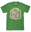 Canada Dry Distressed Logo T-Shirt - Green by Tee Luv