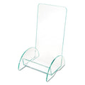deflecto Euro-Style DocuHolder, Leaflet Size, 4.5w x 4.5d x 7.88h, Green Tinted