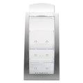 deflecto 3-Tier Literature Holder, Leaflet Size, 6.75w x 6.94d x 13.31h, Silver