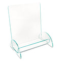deflecto Euro-Style DocuHolder, Magazine Size, 9.81w x 6.31d x11h, Green Tinted