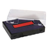 Trodat T5440 Professional Replacement Ink Pad for Trodat Custom Self-Inking Stamps, 1.13" x 2", Blue/Red