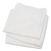 HOSPECO Woven Terry Rags, White, 15 x 17, 25 lb/Carton