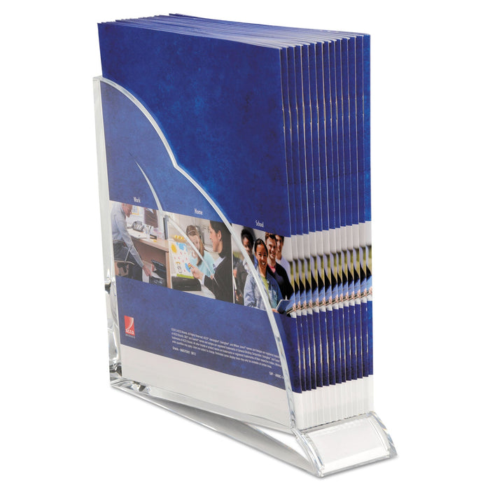 Swingline Stratus Acrylic Magazine Rack, 3.5 x 10.25 x 10.5, Clear