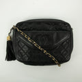 Chanel Lamb Skin Quilted Black Camera Crossbody Bag #2531 by Bolt Boutique