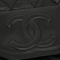 Chanel Lamb Skin Quilted Black Camera Crossbody Bag #2531 by Bolt Boutique